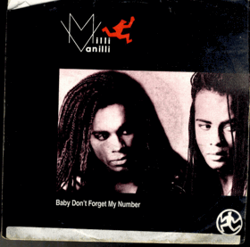 SP - Milli Vanilli - Baby Don´t Forget My Number