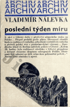 Poslední týden míru