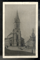 Kladno - Kostel na Stalinově náměstí (pohled)