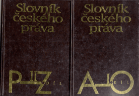 Slovník českého práva 1 - 2