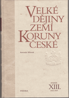 Velké dějiny zemí Koruny české. Svazek XIII, 1918-1929