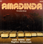 LP - Amadinda - Percussion Group -  Ragtime, African Music Cage, Márta, Sáry