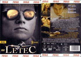 DVD - Letec - Leonardo Di Caprio - NEROZBALENO !