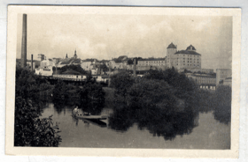 Mladá Boleslav - pohled přes řeku (pohled)