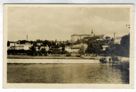 Mladá Boleslav - pohled přes řeku (pohled)