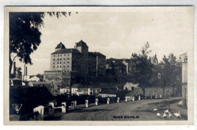 Mladá Boleslav - pohled na hrad (pohled)