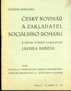 Český novinář a zakladatel sociálního románu