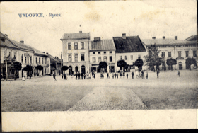 Wadowice - Rynek (pohled)