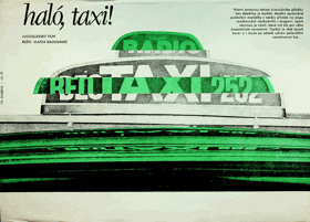 Filmový plakát - Haló taxi