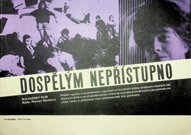 Filmový plakát - Dospělým nepřístupno