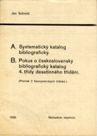 A. Systematický katalog bibliografický