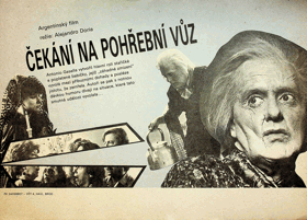 Filmový plakát - Čekání na pohřební vůz