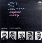 LP - Ludwig van Beethoven - Smyčcové kvintety - Karel Špelina - viola - Sukovo kvarteto