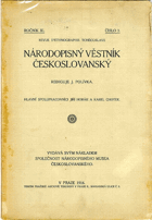 Národopisný věstník československý - ročník XI., číslo 3.