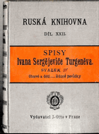 Otcové a děti - román a různé povídky