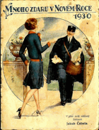Mnoho zdaru v Novém roce 1930 - Poštovní knížka
