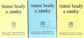 Státní hrady a zámky 1 - 5 soubor - 60 černobílých pohlednic (pohled)