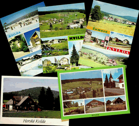 Konvolut pohlednic - Kvilda 5 ks (pohled)