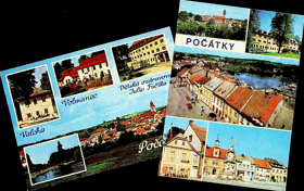 Konvolut pohlednic - Počátky 2 ks (pohled)