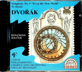 CD -Antonín Dvořák - Symphony No. 9 - Česká filharmonie Václav Neumann