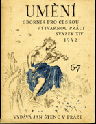 Umění - Sborník pro českou výtvarnou práci 1942, 6 - 7