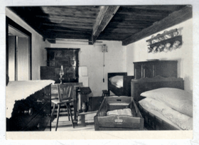 Vyškov - Dědice - rodná světnička Klementa Gottwalda (pohled)