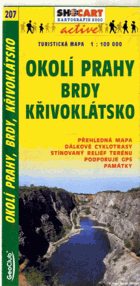 Mapa - Okolí Prahy - Brdy - Křivoklátsko