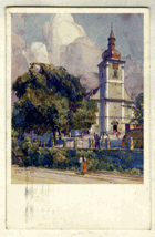 Klenčí - Kostel sv. Martina (pohled)