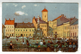 Uherské Hradiště - Mariánské náměstí (pohled)