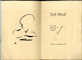 Živé písně - PODPIS AUTORA NA TITULU !