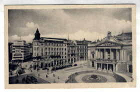 Brünn - Theater-Platz, Brno - Divadelní náměstí (pohled)