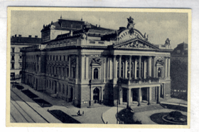 Brno - Městské divadlo, Brünn - Stadttheater (pohled)