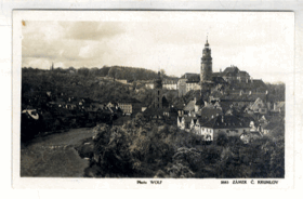 Český Krumlov - Zámek (pohled)