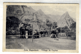 Cejlon - John Hagenbeck - Village da Ceylan (pohled)