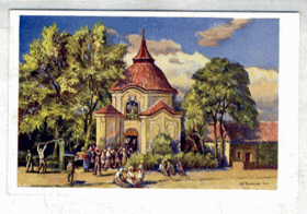 Stará Boleslav - Kaple bl. Podivena (pohled)