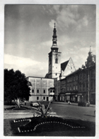Prostějov - stará radnice s farním chrámem (pohled)