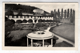 Lázně Teplice nad Bečvou - Grand hotel a Pension kyselky (pohled)