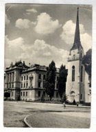 Šumperk - Evangelický kostel a vyšší hospodářská škola (pohled)