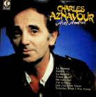 LP - Charles Aznavour - Avec Amor