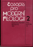 Časopis pro moderní filologii 2.