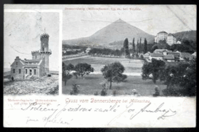 Milešovka - rozhledna (pohled)