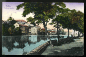 Kolín - Labská partie, kolorováno (pohled)