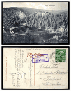 Dívčí kámen, zřícenina - Poštovna Adolfov (pohled)