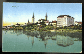 Čáslav - Pohled přes vody (pohled)