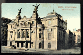 Praha - Král. Vinohrady - Městské divadlo (pohled)