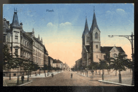 Plzeň - ulice (pohled)