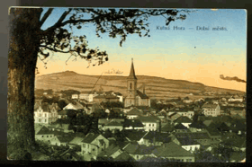 Kutná Hora - Dolní město (pohled)