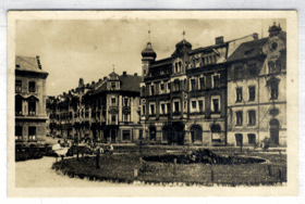 Vejprty - náměstí Klementa Gottwalda (pohled)